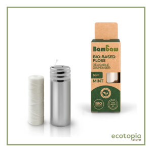 Bio-Based Floss with Reusable Dispenser