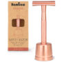 Safety Razor With Stand - Rose Gold