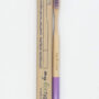Bamboo toothbrush purple adult