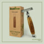 Bamboo Safety Razor - Classic Silver