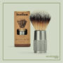 Safety Razor Shaving Brush - Silver