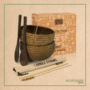 Eco-friendly Coconut Bowls & Spoons Set of 2 - Stripped