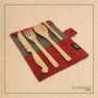 Bamboo Cutlery Set - Berry