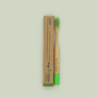 Bamboo Toothbrush for Kids Green