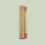 Bamboo Toothbrush for Kids Pink