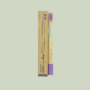 Bamboo Toothbrush for Kids Purple